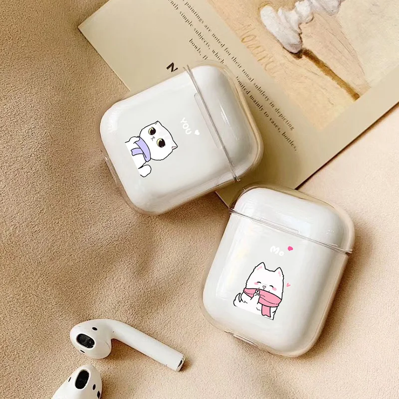 Чехол для Apple airpods чехол с милым динозавром кошкой альпакой беспроводные наушники
