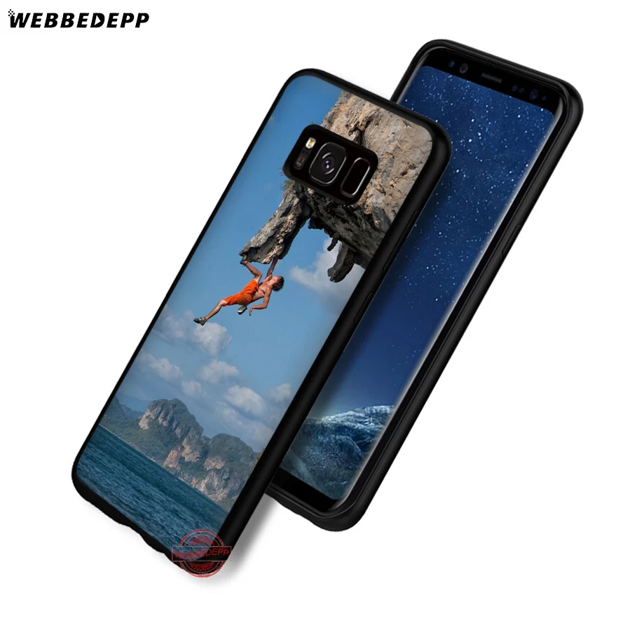 WEBBEDEPP мягкий чехол для занятий альпинизмом и приключениями Samsung A3 A5 A6 A7 A8 A9 S6 S7 Edge S8