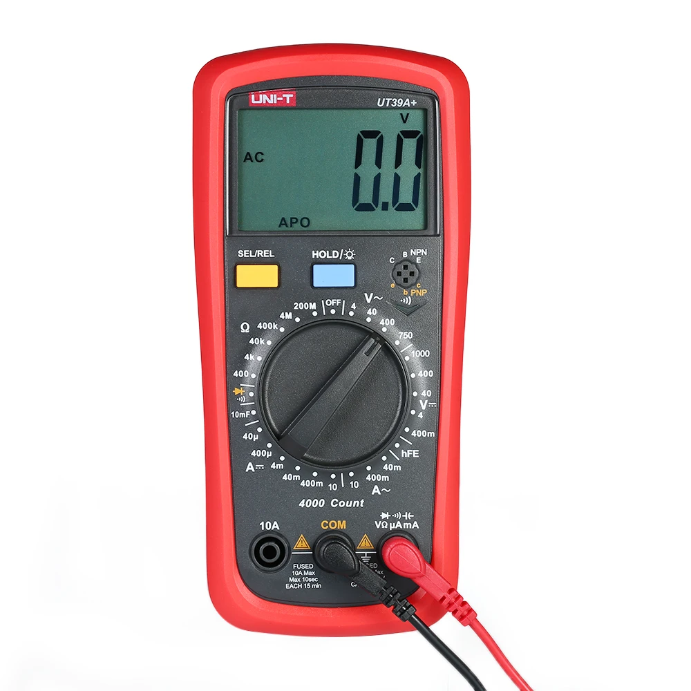 Цифровой мультиметр UNI T UT39C + LCD Измеритель постоянного/переменного напряжения