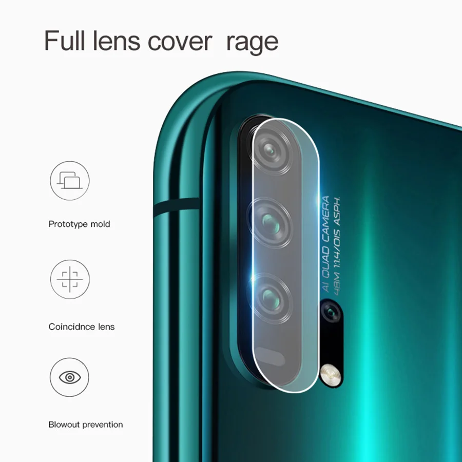 Закаленное стекло для huawei Honor 20 Pro 20i Nova 5 Pro 5i 5T 4 стекло для объектива камеры защита экрана защитное кольцо бампер чехол