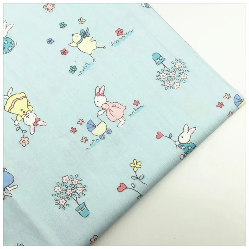 Syunss вышитая детская игрушка из хлопка с голубым Кроликом постельное белье