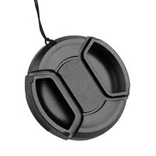 Камера Accessories49 52 55 58 62 67 72 77 82 мм Центр-щепотка Передняя Объектив Кепки/крышка объектива фильтр с корд Brand хорошее наушников