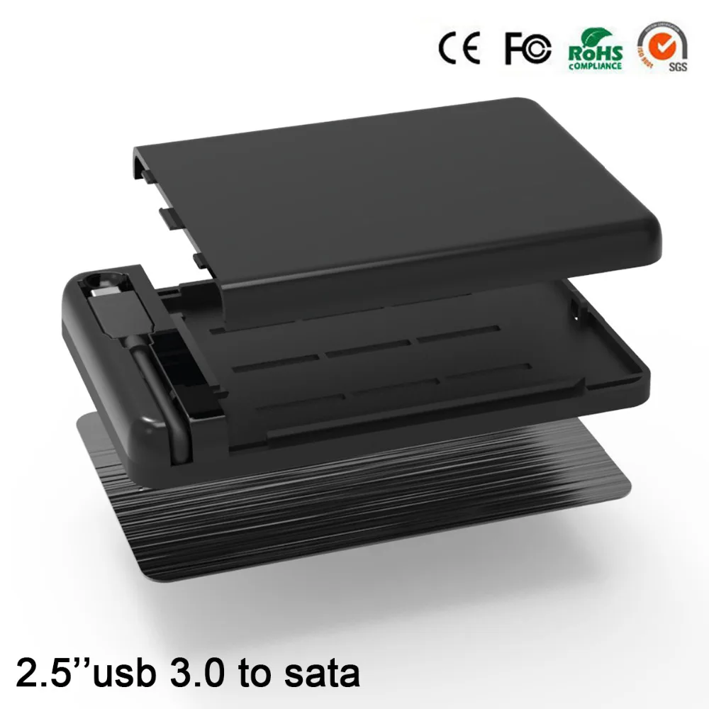 Алюминиевый жесткий диск sata 2 5 внешний usb адаптер для жесткого диска 1 ТБ чехол 3 0