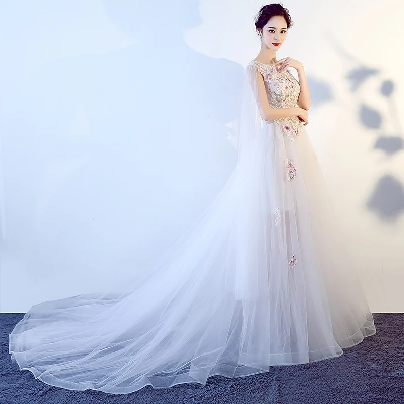 Вечернее платье Элегантный Белый Совок Средства ухода за кожей Шеи Кружево на