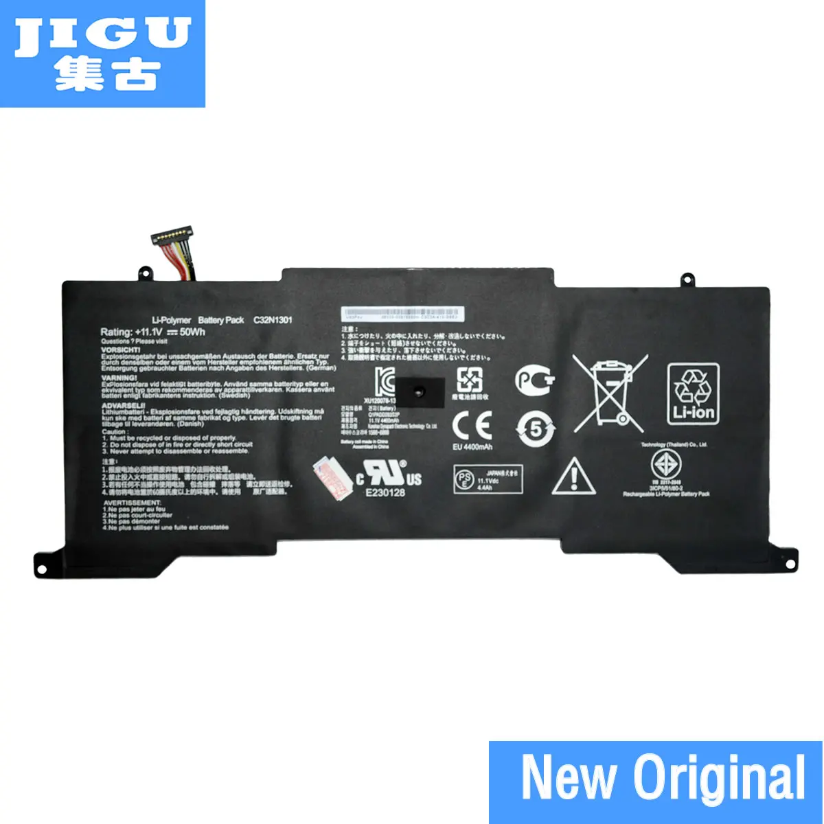 Аккумулятор JIGU для ноутбука 0b200-0010000 C32N1301 Asus UX31LA-1A UX31L UX31LA Zenbook 11 1 В 50 Вт/ч |