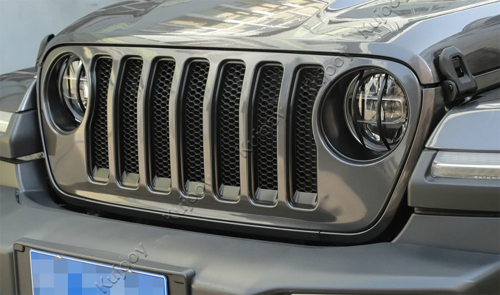 Для Jeep Wrangler JL 2018 + крышка для фар и бровей указатель поворота бокового