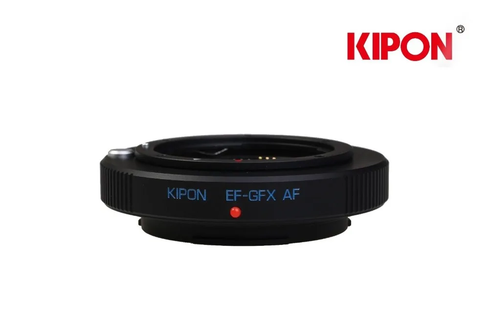 Новый адаптер для объектива KIPON EF GFX AF с автофокусом объективов Canon EOS камер Fuji