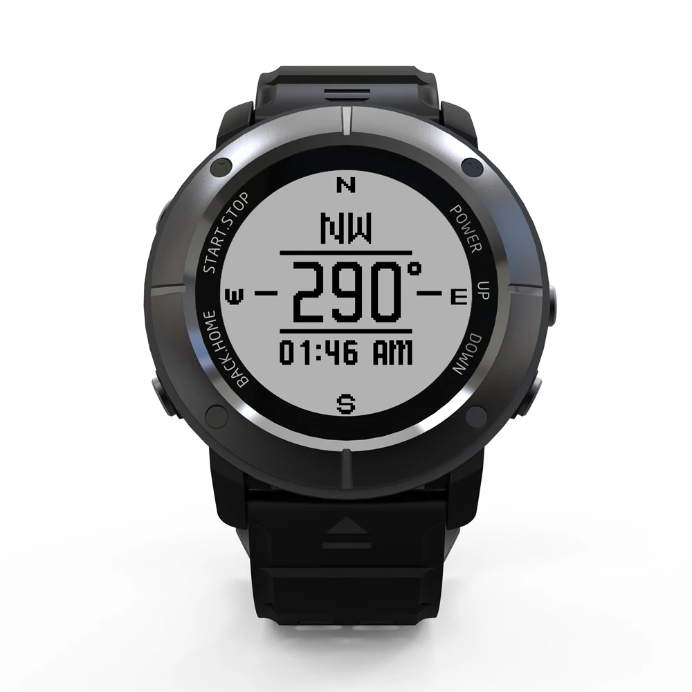 EXRIZU UW80C gps навигация Спорт на открытом воздухе Смарт часы монитор сердечного ритма Bluetooth Smartwatch фитнес трекер компас альтиметр