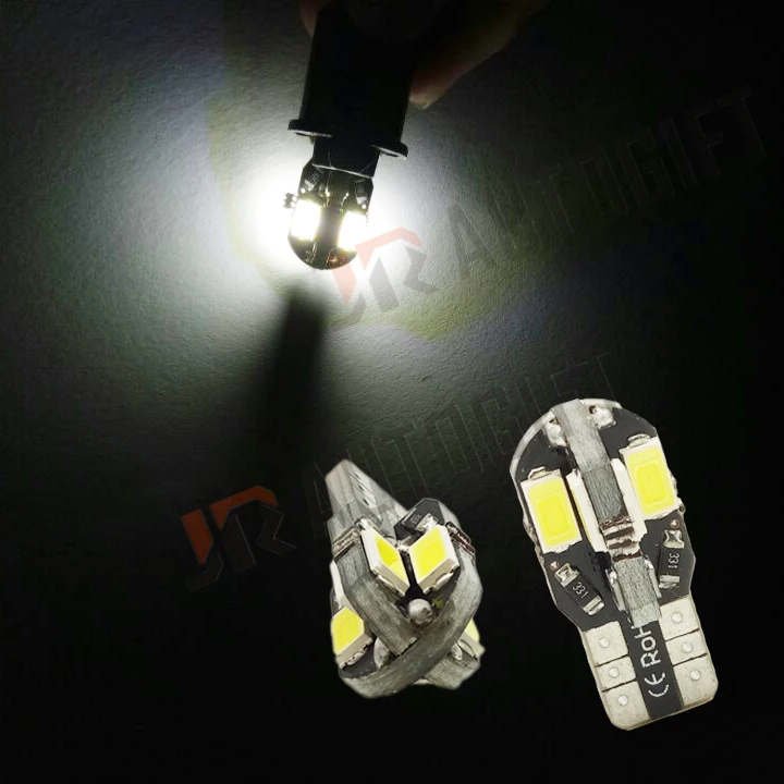 100 шт. T10 8 SMD 5630 LED 12 В 24 в авто парковочные огни W5W 194 8SMD 5730 Светодиодные