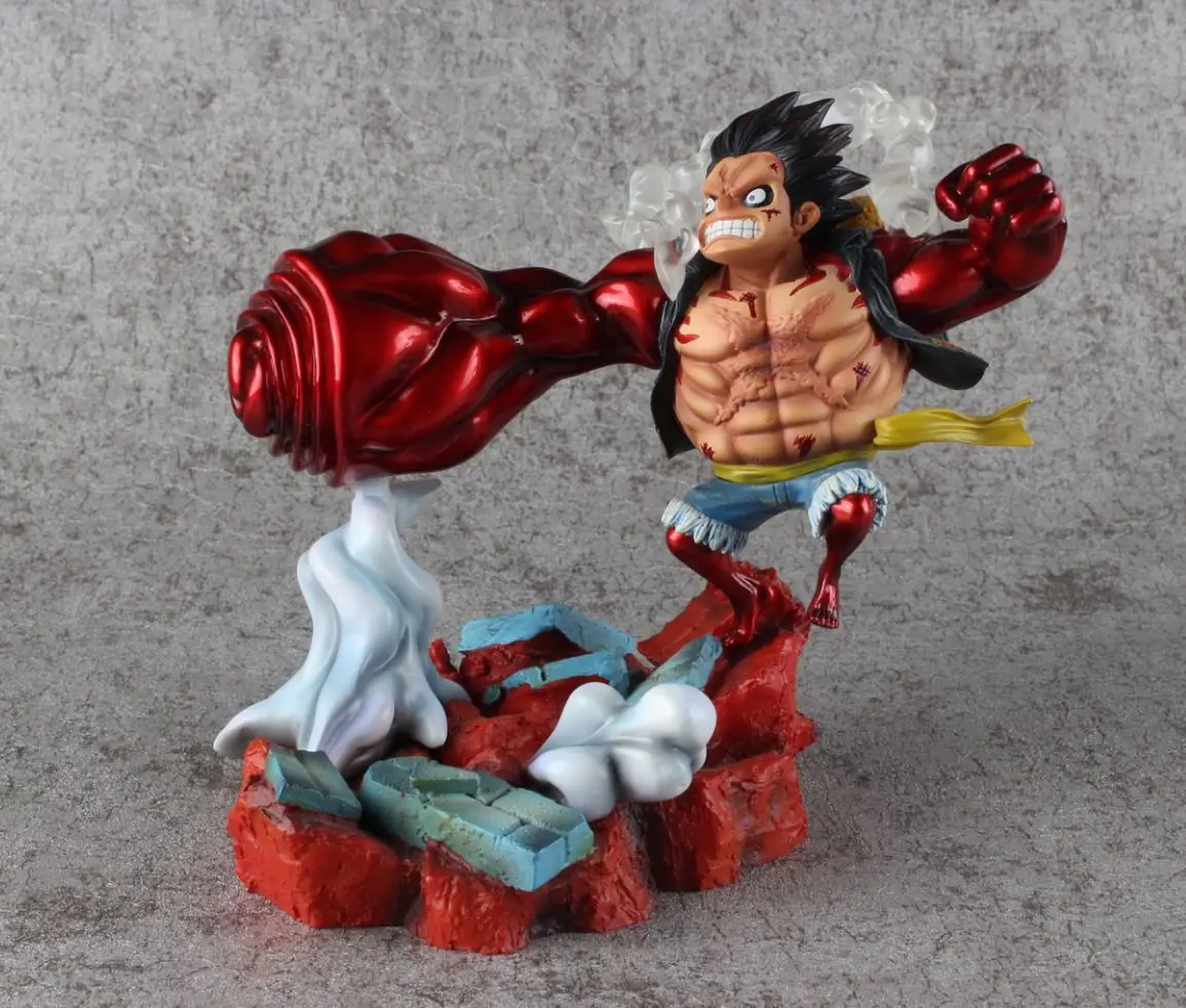Одна штука 19 см Luffy VS Donquixote Doflamingo Droiyan хобби Аниме ПВХ Фигурки игрушки для детей