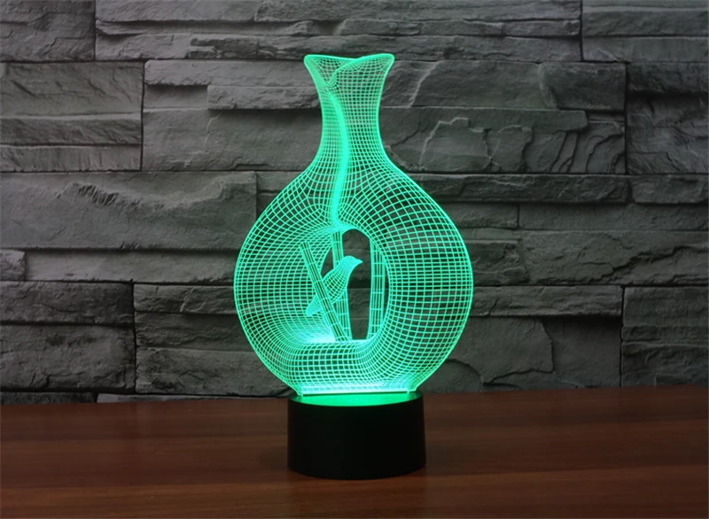 Новинка современные птичьи клетки ночная декоративная ваза с птицами Сенсорная