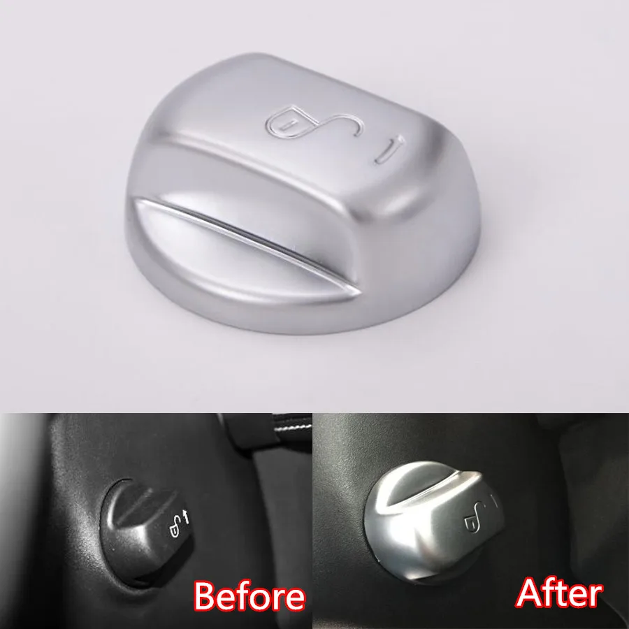 

YAQUICKA For Jaguar XE 2.0T 2015 F-Pace 2016 Auto Car Steering Wheel Adjust Button Switch Cover Cap Trim Car-styling ABS Matte