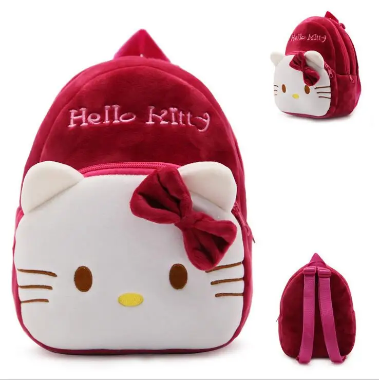 9color Pink Cartoon Animal Doll Backpack Accessories Fits Children's gifts kindergarten boy girl baby student bags Mochila | Игрушки и