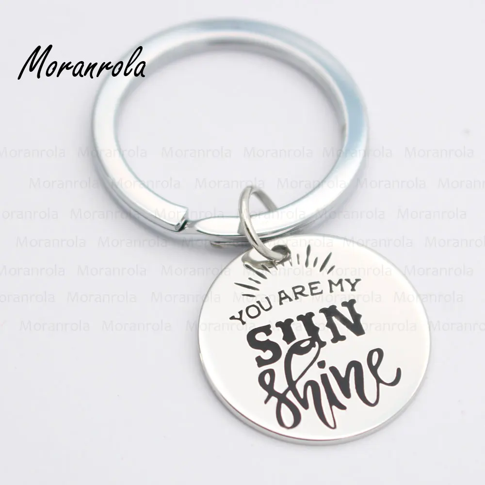 Новинка! медное ожерелье-брелок с надписью You Are My Sunshine очаровательное ювелирное