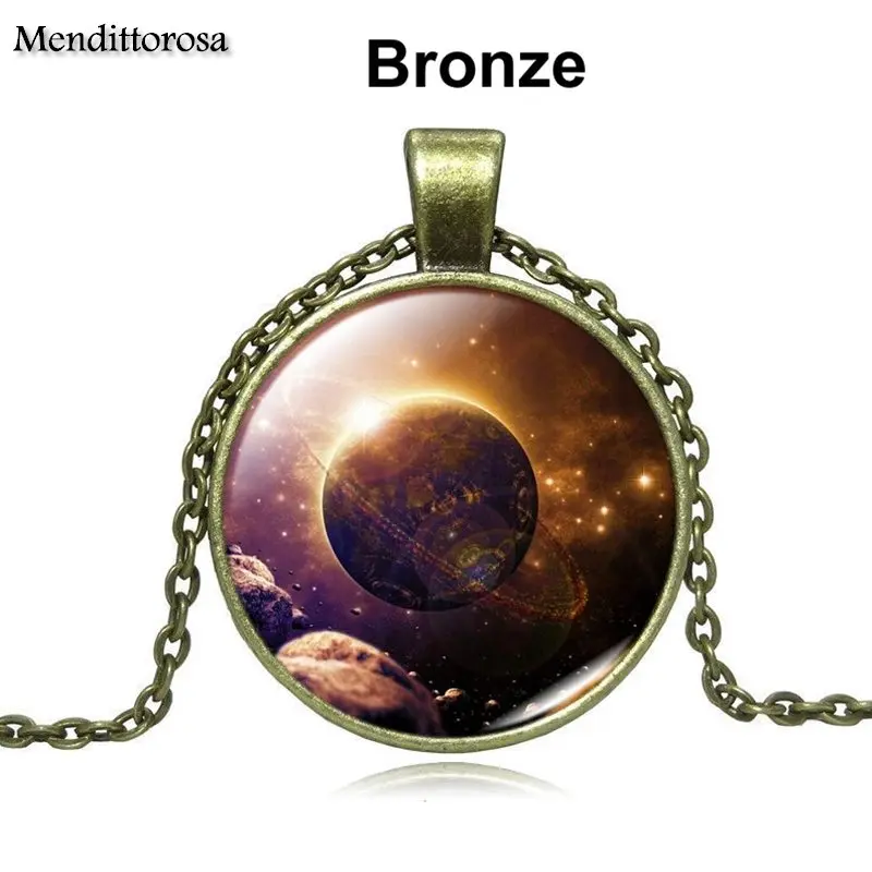 Mendittorosa Galaxy детские ювелирные изделия с серебряным/бронзовым покрытием стекло
