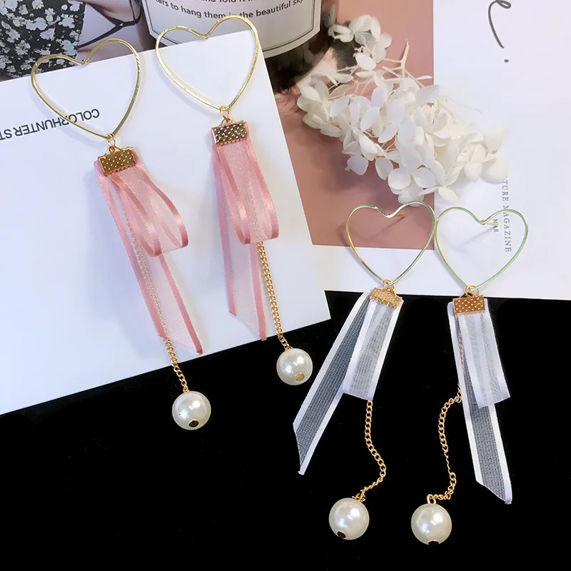 Женские серьги-гвоздики с искусственным жемчугом в Корейском стиле серьги