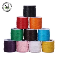 100yard waxed thread ropes cotton cords 28 colors 1mm string strap for diy bracelets necklaces jewelry findings making supplies