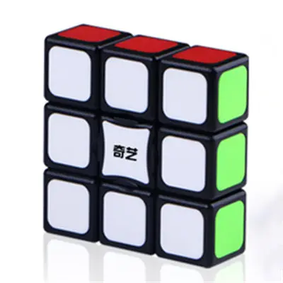 QiYi 133 Magic Скорость Cube 1x3x3 куб головоломка Профессиональный головоломки волшебный квадратный антистресс игрушки для детей - Цвет: black