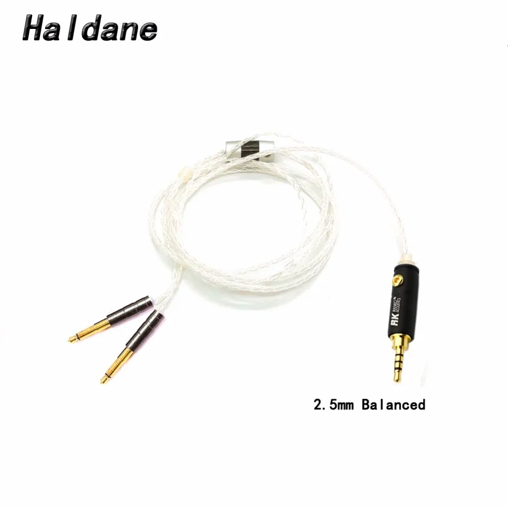 Haldane 8 ядер 7N OCC посеребренный кабель для наушников для Meze 99 классика/t1 t5p/D7100 D7200 наушники