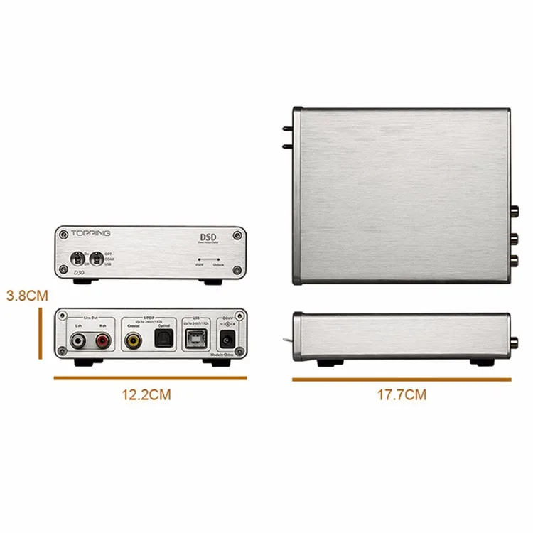 Топпинг D30 dac аудио hifi аудио декодер CS4398 чип USB коаксиальный оптический вход XMOS CS4398 24 бит 192 кГц dsd 128