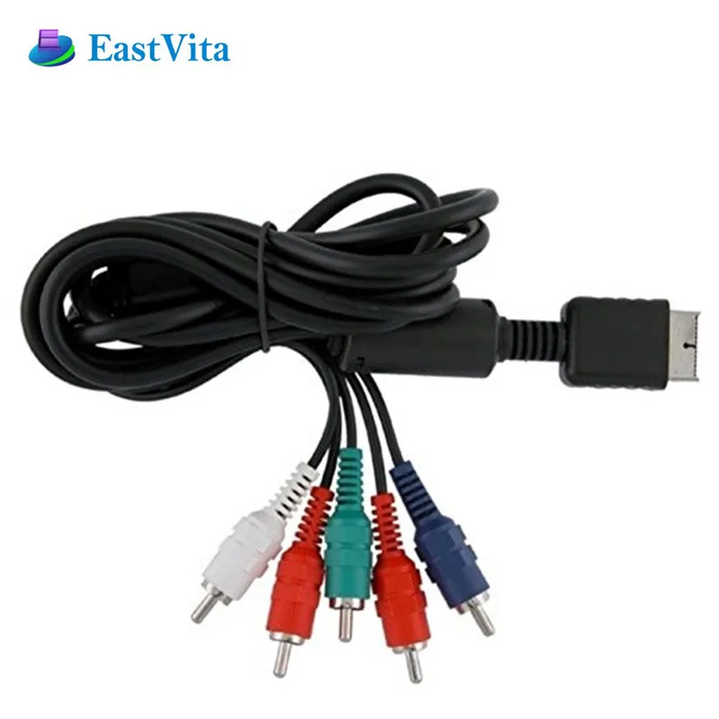 EastVita 1 шт. 8 м Компонент HD TV AV видео аудио кабель Шнур для Playstation 2 3 Slim PS2 PS3 r60|Кабели| |