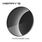 MERRYS фотохромные серии 1,56 1,61 1,67 по рецепту CR-39 из смолы Асферические очки линзы близорукость солнцезащитные очки