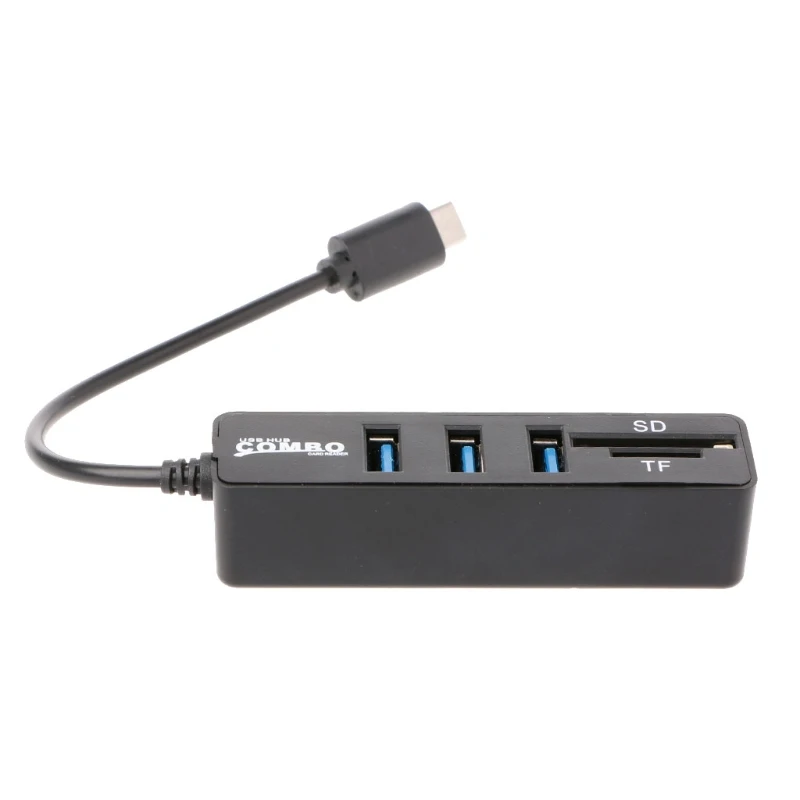 1 шт. 3 порта USB 2 0 концентратор Type C кабель OTG SD/TF кардридер для iMac MacBook новый