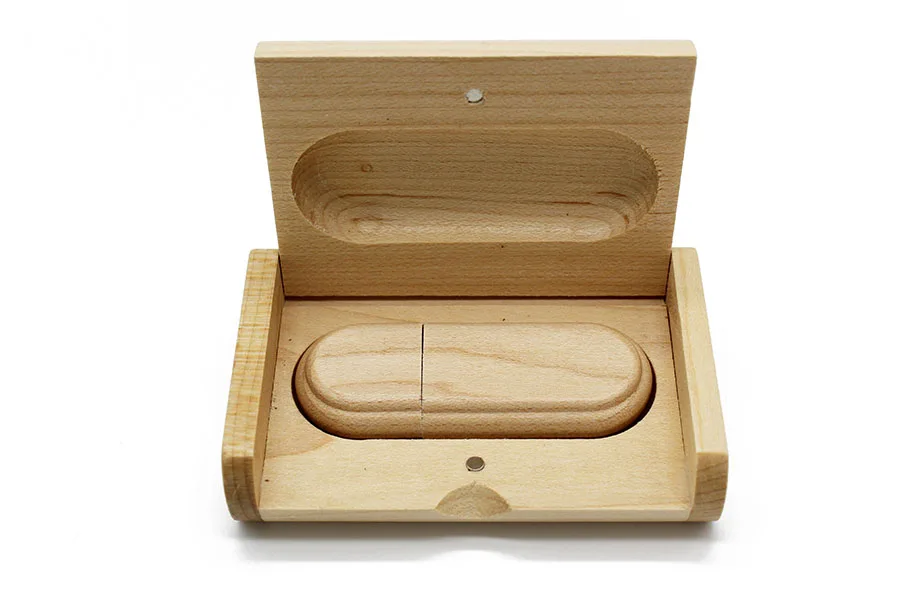 KING SARAS Maple деревянные usb+ коробка с логотипом, usb флеш-накопитель, накопитель, 4 ГБ, 8 ГБ, 16 ГБ, 32 ГБ, 64 ГБ, usb2.0, флешка, фотография, подарок