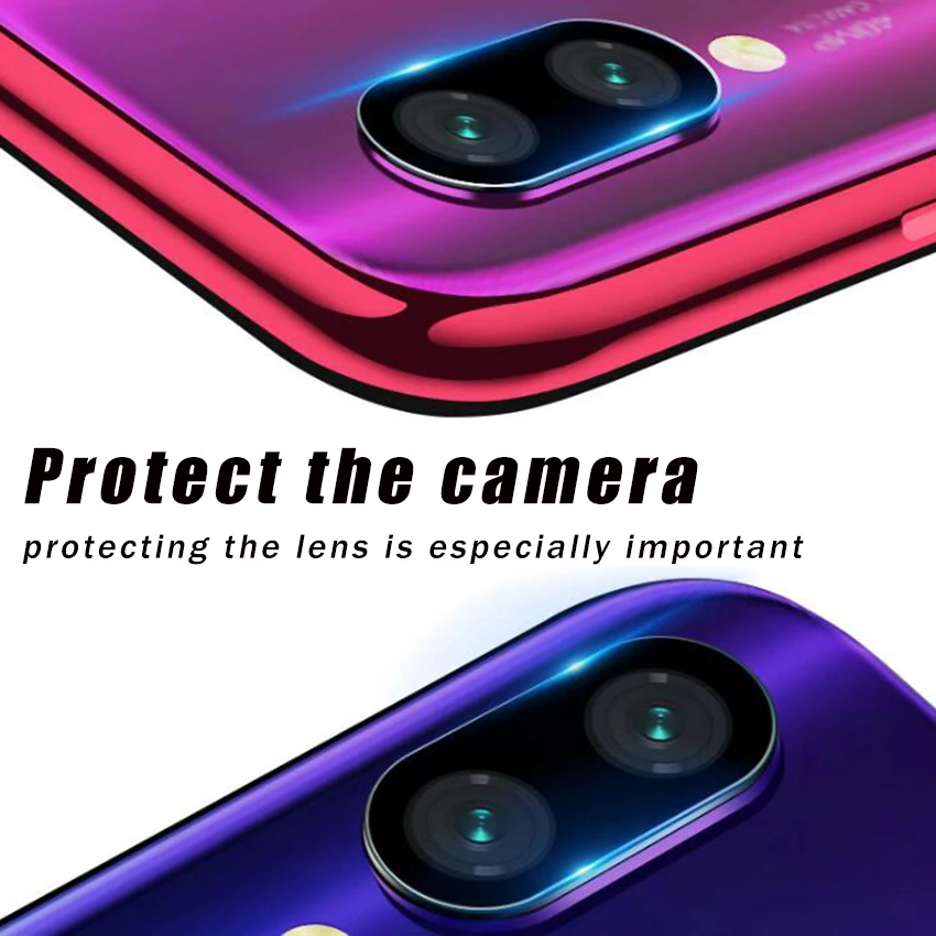 3 шт Защита экрана для Xiaomi Redmi Note 7 объектив камеры прозрачное закаленное стекло