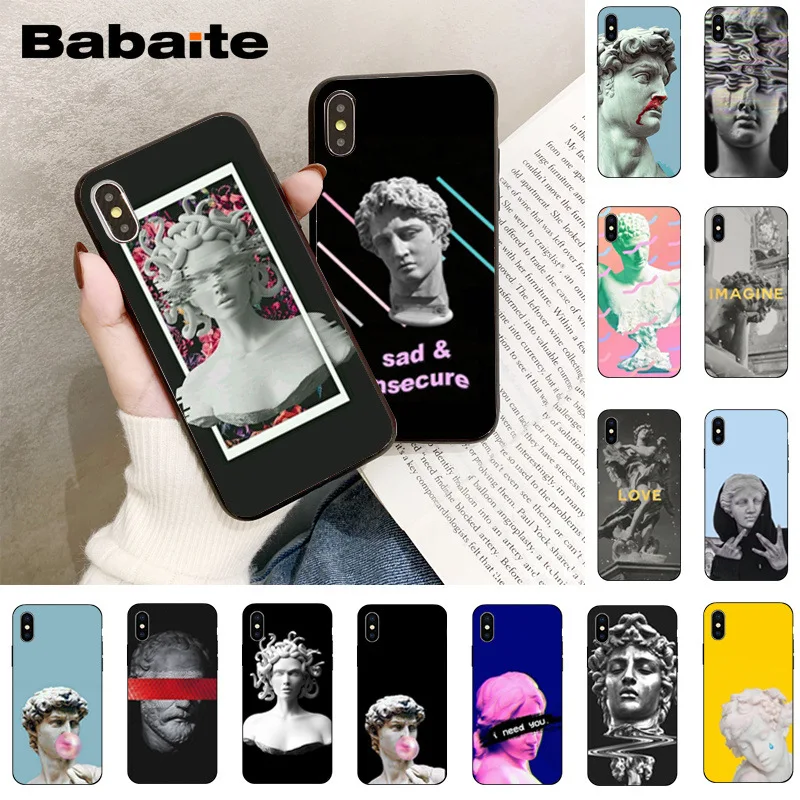 Babaita альтернативные David статуи искусство Smart Cover черный мягкий чехол для