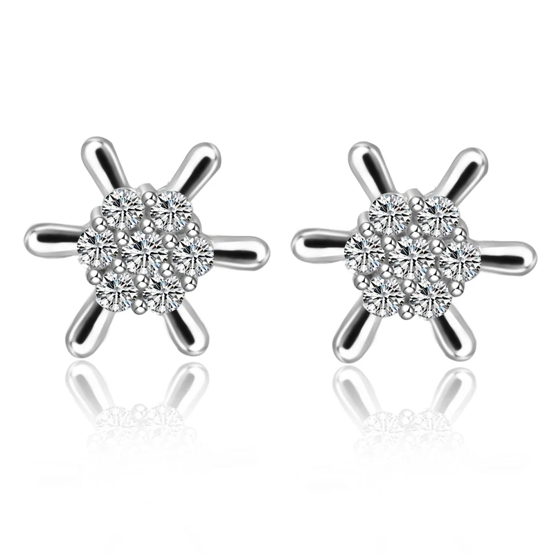 HeeZen горячая Распродажа хрустальные циркониевые серьги-гвоздики Новое