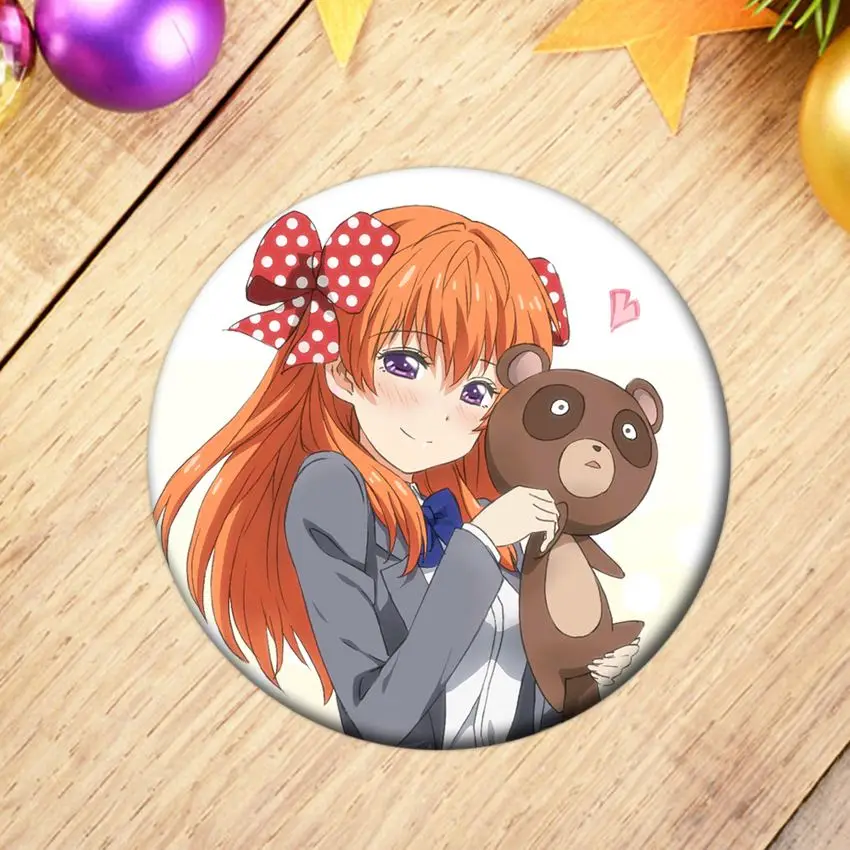 1 шт. аниме Gekkan Nozakikun значок косплея Сакура Чио брошь на застежке нозаки Umetarou