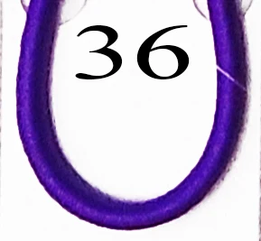 Color 36 ZIEENE 1 ярд диаметр 3 мм круглые эластичные шнуры тянущаяся резиновая веревка нейлон для браслета бусины полоски для волос шнурки 112 цветов - Цвет: Color 36