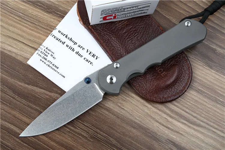 Большой складной нож Sebenza Inkosi 25 CPM S35vn с титановой ручкой для овощей и фруктов