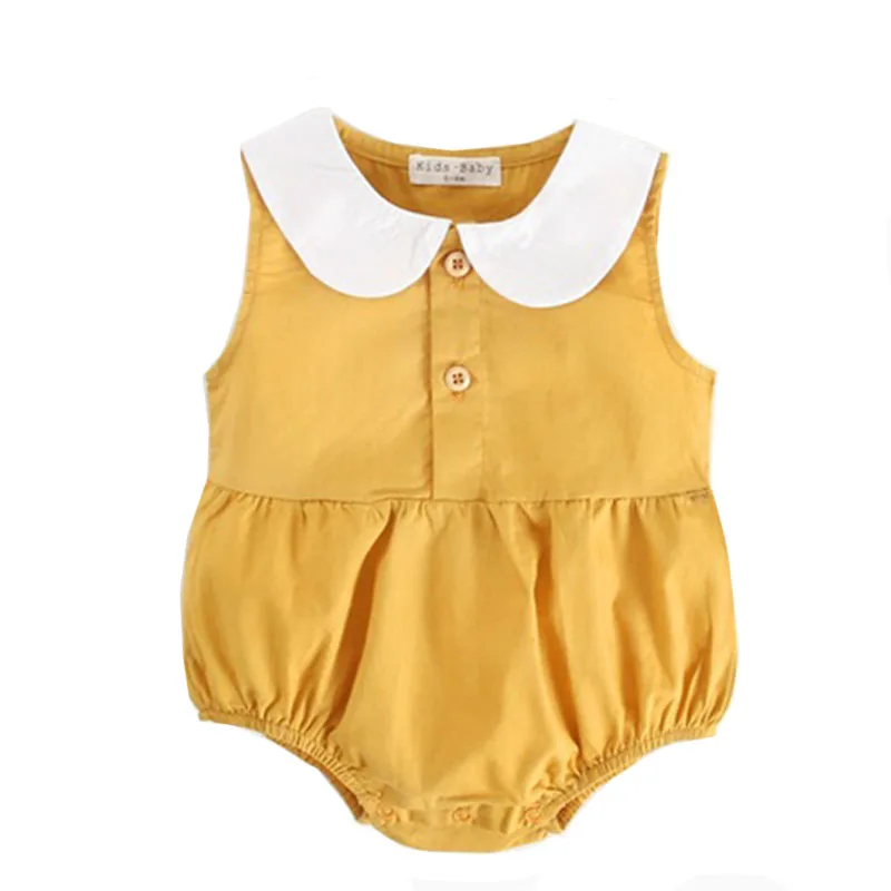 

Newborn Baby Girl Jumpsuit Summer Cotton Baby Girls Clothing Cartoon Sleeveless Princess Jumpsuit Baby Girl Clothes