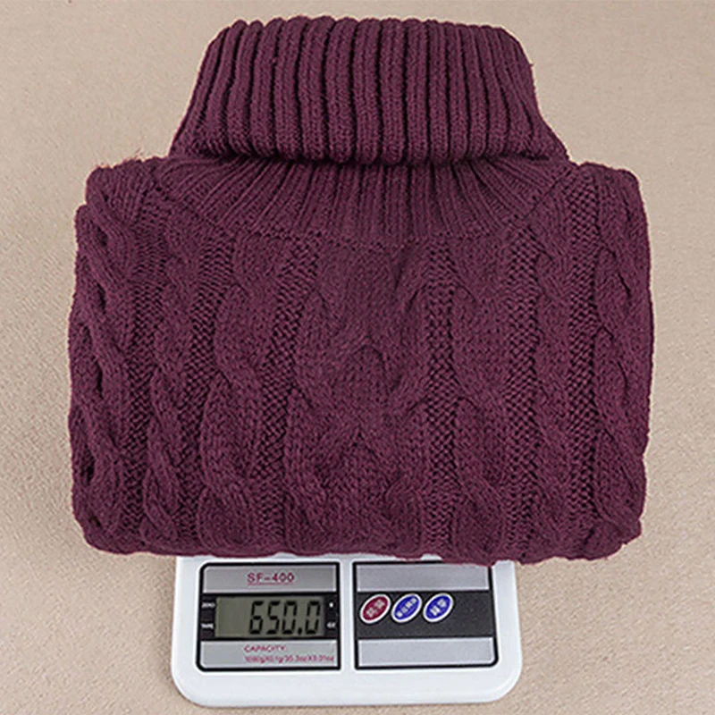 2017 тонкое Толстое Зимнее платье водолазка трикотажное дно твист свитер Женский