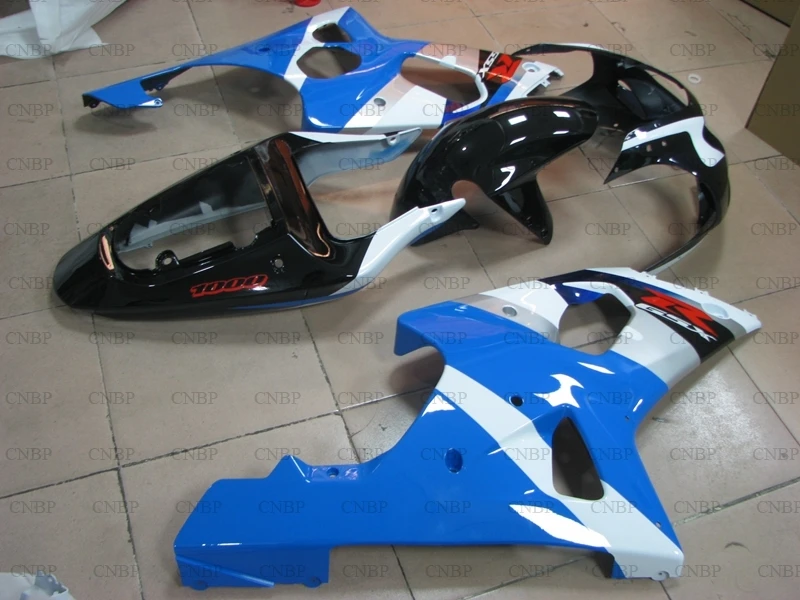 GSX R600 R750 R1000 2000 2003 K12 кузов 03 02 синий белый черный обтекатели|Пластиковые и