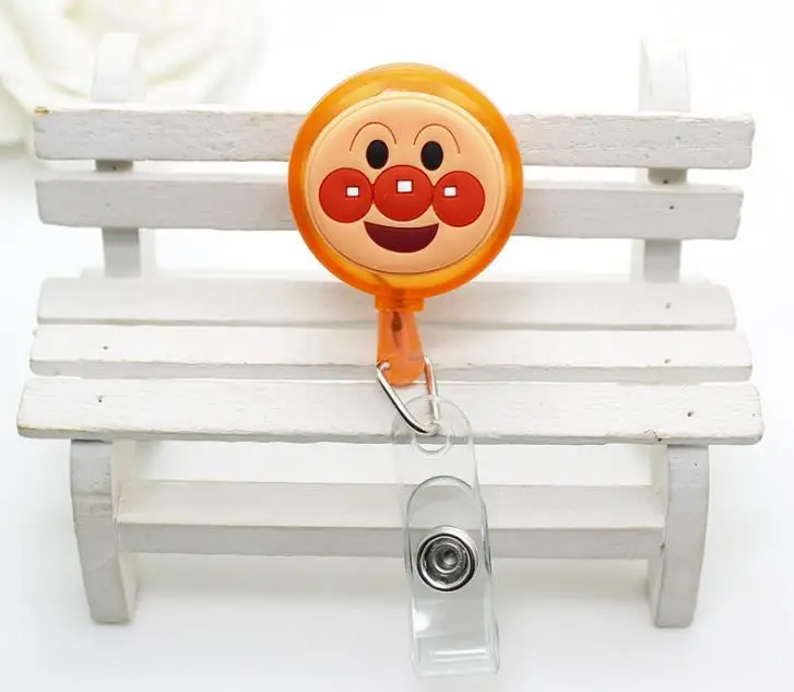 1 шт. Kawaii, выдвижная катушка для бейджа Anpanman, медвежонок, мелодия, двойная звезда, Студенческая медсестры, Exihibiton, ID, имя, держатель для бейджа, канцелярские принадлежности - Цвет: 6