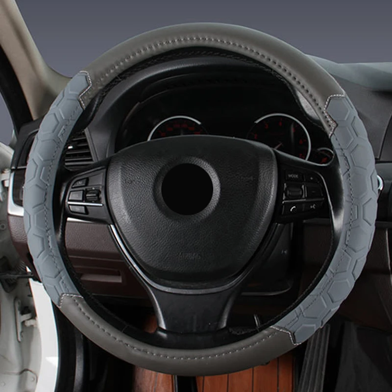 4 цвета чехол рулевого колеса автомобиля с текстурой футбольного мяча дизайн