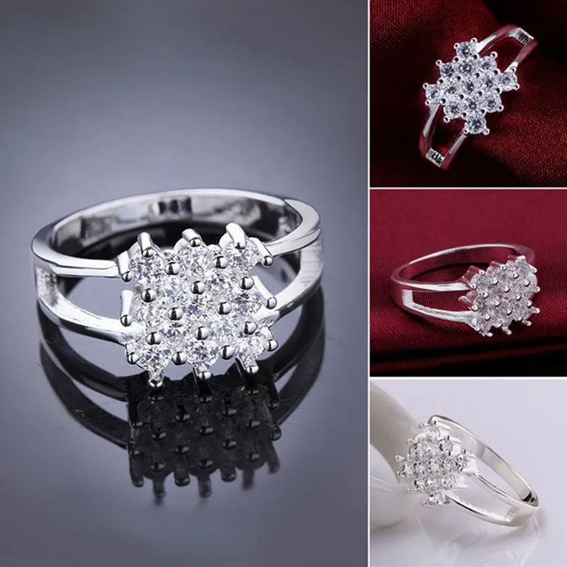 Посеребренная кольцо стерлингового серебра--Jewelry Кольцо заводские цены моды
