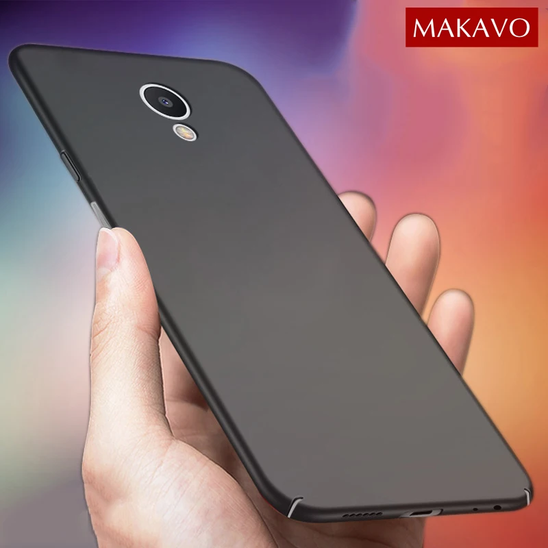 MAKAVO для Meizu M6s чехол 360 Защита Тонкая матовая жесткая задняя крышка из ПК Mblu S6 чехлы