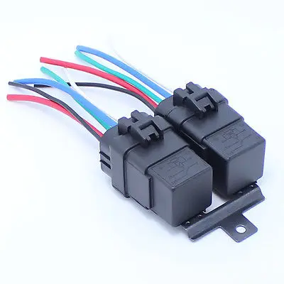 

1+1 automobile relay waterproof integrated high quality wire 12v 40A 5 PIN