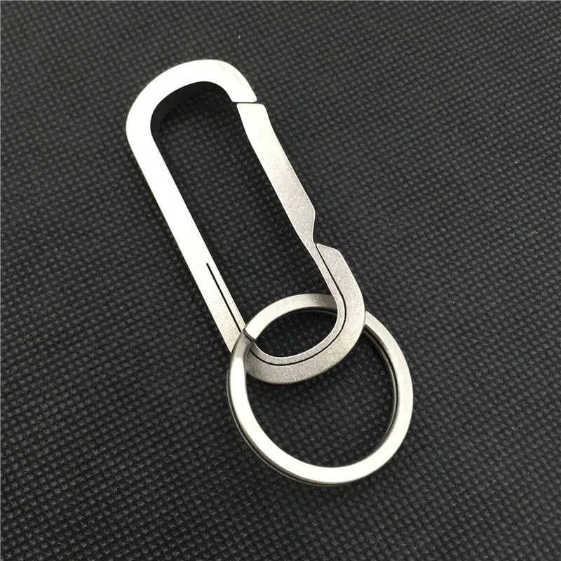 Карабин TC4 из титанового сплава для скалолазания быстроразъемный зажим кольцо