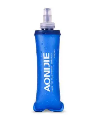 250ml bottle 170 мл 200 мл 250 мл 500mml 350 мл 600 мл AONIJIE рюкзак беговой спортивный велосипед мягкая бутылка для воды складной ТПУ Мягкий фляга сумка для воды - Цвет: 250ml bottle