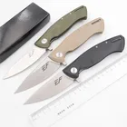 Eafengrow Новый 1962 шарикоподшипник Флиппер складной D2 Сталь G10 для кемпинга, охоты, выживания на открытом воздухе EDC инструмент Многофункциональный кухонный нож