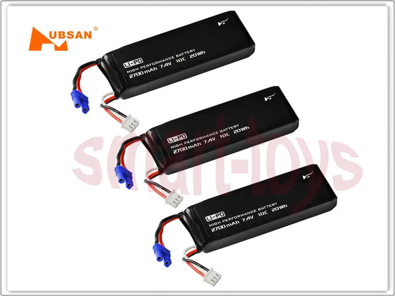 Hubsan Аккумулятор 7,4 V 2700mAh 10C H501S-14 для H501S H501C H501S Pro X4 RC Квадрокоптер запасные части