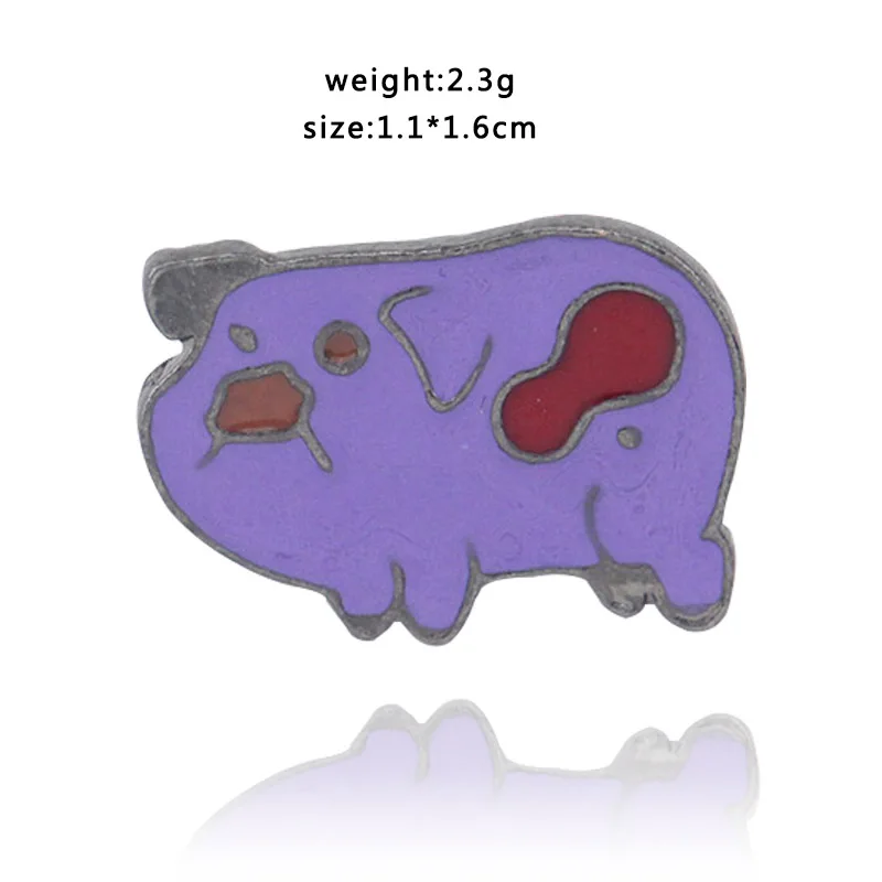 Brooch-P183 Стимпанк драма Гравити Фолз загадки Билла шифра колеса вечерние время брелок Диппер Мейбл Стэн человеческая форма брелок кольцо - Цвет: Brooch-P183