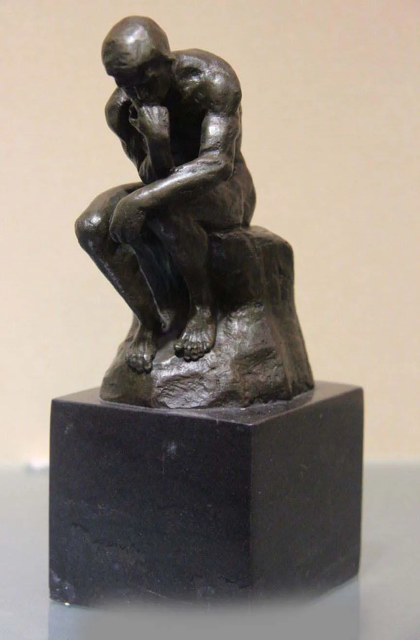 Rodin художественная Статуэтка бронза медный мыслитель художественное оформление