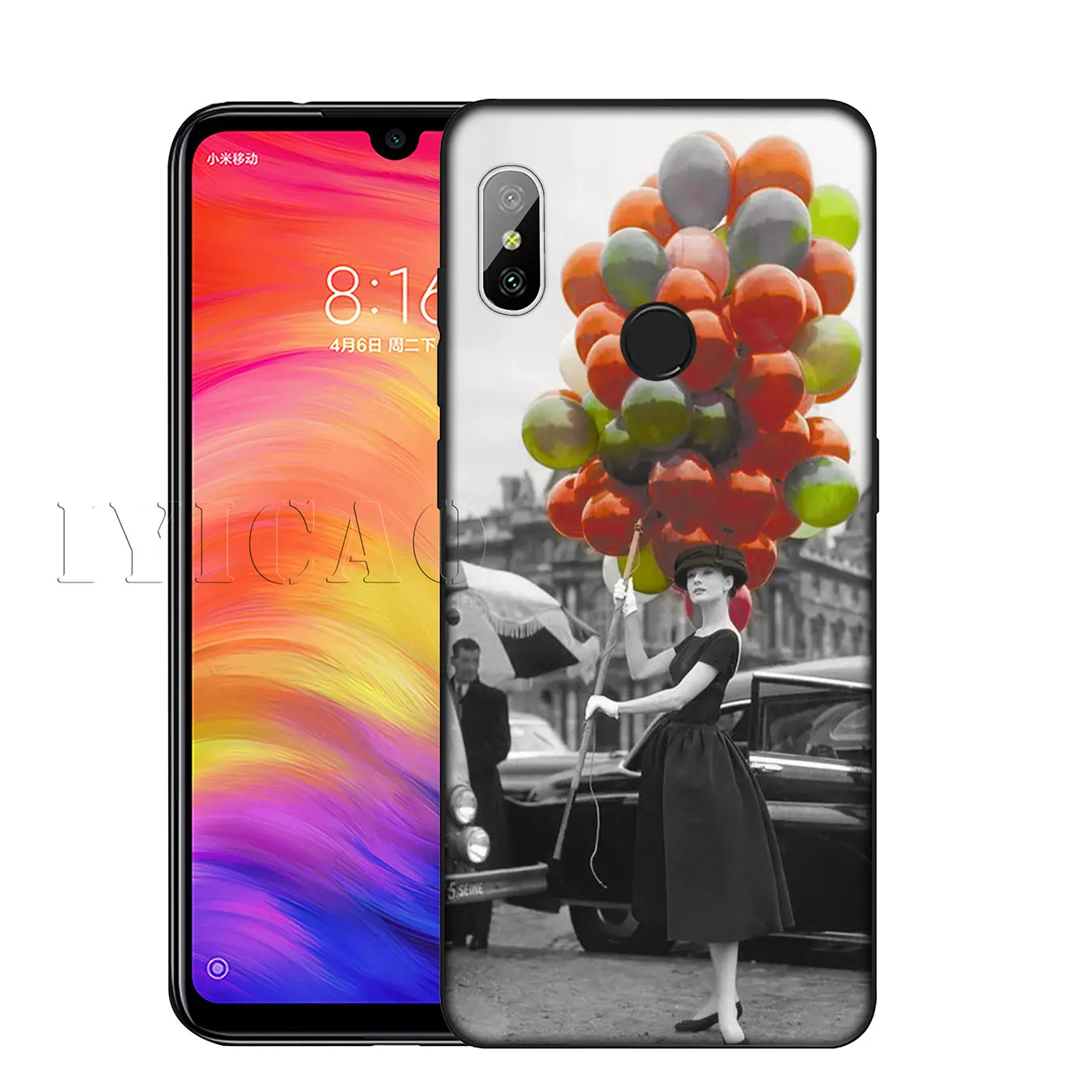 IYICAO Одри Хепберн Мягкий силиконовый чехол для телефона Xiaomi Mi 10 9 9T CC9 CC9E 8 SE A3 Pro A1 A2