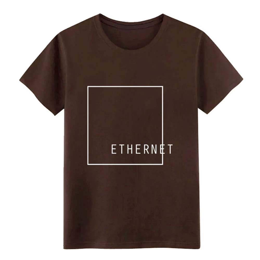 ETHERNET Aesthetic Vaporwave Meme t shirt Knitted Short Sleeve S-3xl Pictures Crazy Casual Spring Autumn Leisure | Мужская одежда